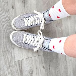 Nike | Blazer Mid '77 gray white sporty streetwear sneakers | WMS 8